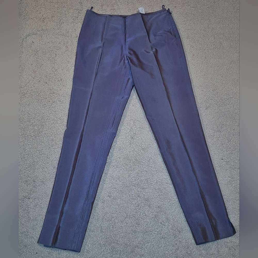 John Paul Gaultier Vintahe Lilac Purple Silky Dress Pants 10 - Picture 2 of 11